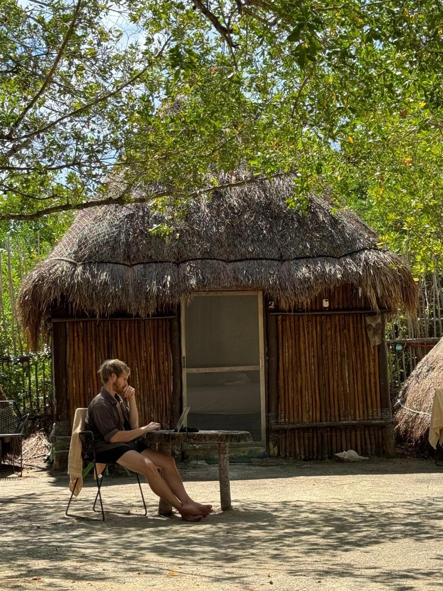 La Aldea Holbox Cabanas Y Camping Esterno foto